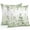 Green, variant on Retro Sunflowers Throw Pillow Covers 20x20 Inch Set of 2, Rustic Floral Butterflies Spring Summer Waterproof Outdoor Pillow Covers, Decorative Cushion Pillowcases for Couch, Sofa, Bed, Garden, Patio