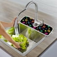 thumbnail image 7 of Coolnut Animal Paw Summer Sink Splash Guard for Faucet 2 Packs Faucet Absorbent Mats, Stars Colorful Faucet Handle Drip Catcher Quickly Drying Mat for Kitchen Counter Bathroom RV, 14.9"x5.5", 7 of 7