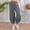 Dark Gray, variant on Harem Pants Women Boho Elephant Pants High Waisted Hippie Clothes Button Down Pants With Loose Waistband Pockets for Yoga XXL