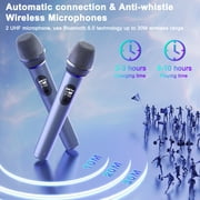 JYX Karaoke Machine, Home Karaoke Party Speaker for Adults, Bluetooth Speaker with 2 Microphone, Dazzling Light