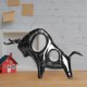 thumbnail image 5 of moderna estatuilla animal escultura estatua de escritorio resina artesanía ornamento domicilio oficina sala de dormitorio decoración reg 255x85x155 negro Macarena Estatuilla de vaca, 5 of 8