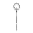 thumbnail image 2 of 925 Argent Sterling Délicate Lettre V Nom Initial Monogramme Collier Pendentif Pendentif, 2 of 8