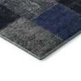 thumbnail image 4 of Addison Rugs Mayfield Washable Transitional Patchwork Navy Rectangle Rug, 3' x 5', 4 of 6