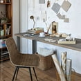 thumbnail image 6 of texxture Ormond Woven Rattan Side Chair Metal Legs, Home Furniture, Natural, 6 of 8
