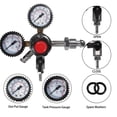 thumbnail image 4 of Dual Gauge Nitrogen Regulator - Draft Beer Nitrogen Regulator Keg Regulator with Pressure Release Valve Free Worm Clamps,CGA-580, 4 of 6