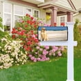 thumbnail image 7 of Golden Retriever Dog Mailbox Cover Magnetic Summer Sea Beach Mailbox Wraps Post Box Cover Décor 21x18 in, 7 of 7