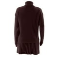 thumbnail image 4 of Karight Womens Skirt 2 Piece Sweater Set Long Sleeve Crewneck Sweaters Pleated Mini Skirt Knit Lounge Sets, 4 of 8