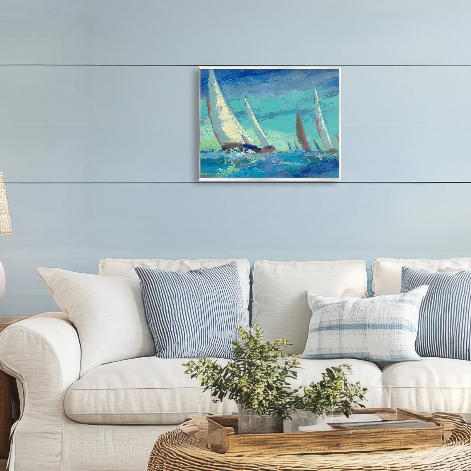 Stupell Industries Abstract Expression Regatta Wall Plaque Art, design by Beth A. Forst