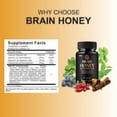 thumbnail image 2 of (2 Pack) Brain Honey Advanced Brain Health Capsules, BrainHoney Daily Nootropic Fomula (120 Capsules), 2 of 6