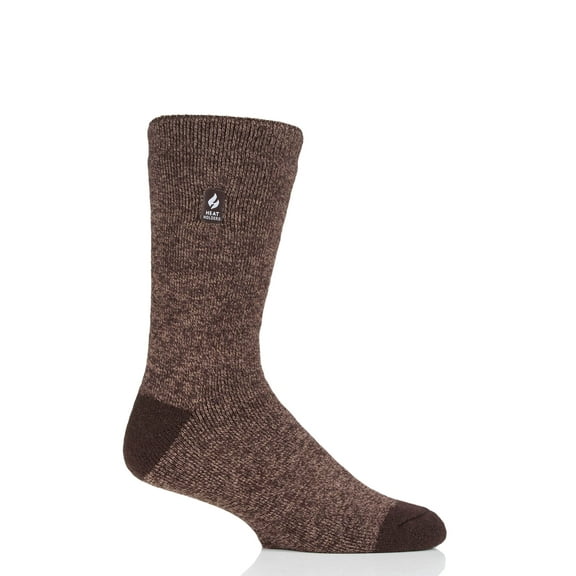 Heat Holder Men's Twist LITE Socks| Warm Soft, Hiking, Cabin, Cozy at Home Socks | 5X Warmer Than Cotton Socks