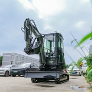 TYPHON TERROR XXV 2.7 Ton Mini Excavator with AC/Heater Cabin | 25.1 HP Kubota D1105 | Retractable Tracks