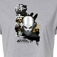 thumbnail image 3 of Avatar - The Last Airbender - Aang Ink Splatter - Juniors Cropped Cotton Blend T-Shirt, 3 of 5