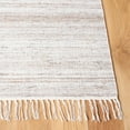 thumbnail image 3 of SAFAVIEH Kilim Russell Striped Area Rug, Ivory/Brown, 7' x 7' Square, 3 of 8