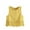 Yellow #030, variant on Women's Sleeveless Scallop Trim Tank Tops Hollow Out Crop Top Summer Vest Yellow L