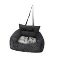 thumbnail image 2 of Asiento elevador para perros, asiento para perros para automóvil, portátil, cómodo, protección para , perrera al aire libre, mascotas, asiento Negro, 2 of 8