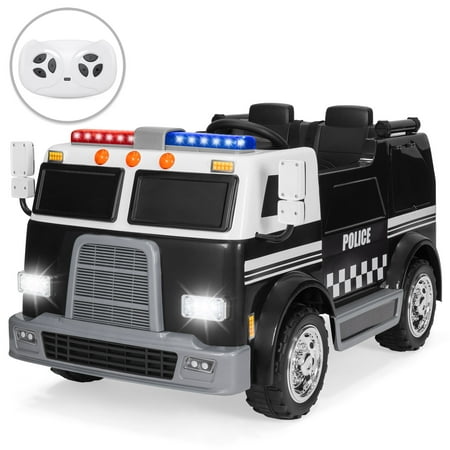 Best Choice Products 12V RC Police Car Ride-On with USB Port, LED Lights and Sounds, (Best Multiboot Usb Creator)