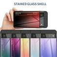 thumbnail image 5 of Cover for Google Pixel 7 Pro 2022, Lightweight Slim Rugged Glass Cover [Smooth Hand-feeling] Drop Protection Scratch Resisitant Shockproof Luxury Gradient Fashion Durable Case, Gray, 5 of 10