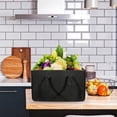 thumbnail image 3 of LIOOBO Felt Firewood Storage Pouch Portable Felt Storage Organizer with Carry Handle Thick Firwood Holder (Random Color), 3 of 8