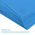 thumbnail image 4 of Uxcell Papier à Copier Coloré 8,3 X 11,7 Po 80 G/m2 Bleu Lac 25 Feuilles, 4 of 6