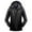 Black 01, variant on DeHolifer Men's Winter Coat Plus Size Color Block Zipper Fleece Pocket Detachable Zipper Outdoor Jacket Black 3XL