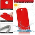 thumbnail image 3 of 200 Red Plastic Hang Tags - 6 1/4 x 3 1/8, Heavy Duty, Write On, Ideal for Equipment, Car Parts, Inventory & Repair, 3 of 10