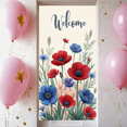 thumbnail image 4 of Decorative Design Floral Welcome Banner Colorful Flowers Elegant Style for Home Decoration Party Event, 4 of 6