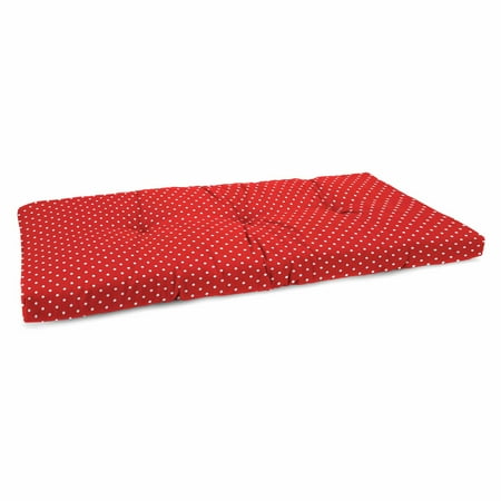 Jordan Manufacturing Outdoor Deep Seat Bench Cushion Mini Dots Outdoor Deep Seat Bench Cushion