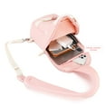 thumbnail image 6 of TINYAT Sling Crossbody Bag for Women Polyester Waterproof Chest Bag Zipper for Outdoors Hiking Cycling Sports Pink, 6 of 7