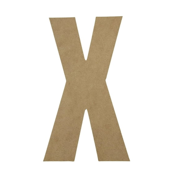 Wooden Letter Unfinished, American Captain Font, Craft Cutout