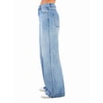 thumbnail image 3 of Pantalones Vaqueros Boyfriend de Pierna para Mujer, de Pierna Recta, de Tiro Bajo, Holgados e Informales. Azul Oscuro L, 3 of 8