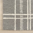 thumbnail image 4 of nuLOOM Vivica Plaid Wool Area Rug, 5' x 8', Vivica Dark Grey, 4 of 9