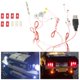 thumbnail image 3 of 9 Uds bloque de construcción + tira de luz USB bloque de construcción accesorio de montaje de coche apto para LeGao:10265, 3 of 8