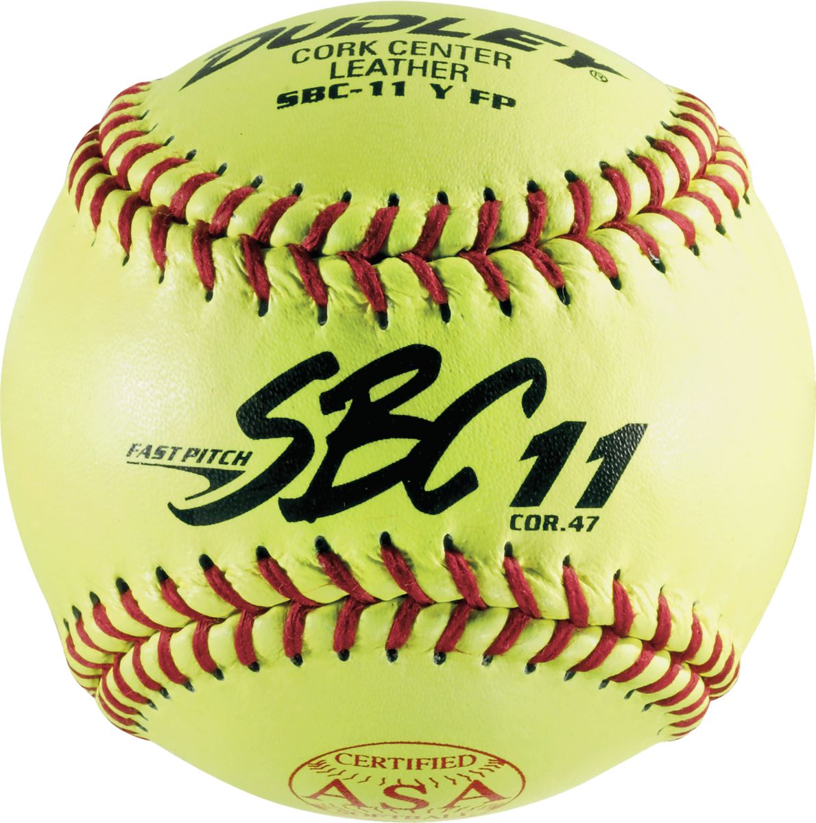 Spalding Sports Div Russell 4Y611P FastPitch Softball, Yellow, 11In