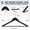 Black, variant on Black Wooden Hangers - 20 Pack, Heavy Duty, Non Slip Wood Hangers for Coats, Jackets, Suits, & Pants - Coat Hangers for Closet W/Bar and Notches