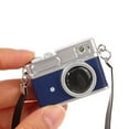 thumbnail image 2 of Mini Camera Keychain Dollhouse SLR Camera Model W/Shutter Flash Camera Keyring Bag Pendant Necklace Pendant Doll Dress Up Toy, 2 of 14