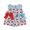 Multicolor, variant on BemeyourBBs Baby Girl Star Seashell Bodysuit Glitter Fly Sleeve Tulle Romper Dress