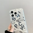 thumbnail image 3 of Creative Letter Sleepy Panda Soft  for iPhone Case (Orange,iPhone 15), 3 of 6