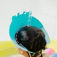 thumbnail image 4 of Miangastore 2pcs Baby Shower Caps Silicone Hair Washing Hat Adjustable Kids Shampoo Caps, 4 of 8