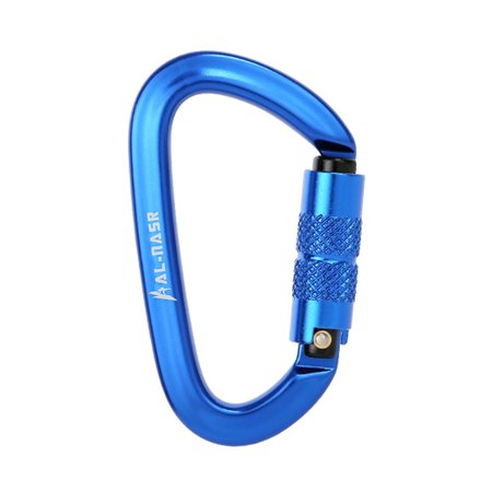 AL-NASR 10 KN16KN Locking Gate Carabiner Certified Auto Lock Carabiner Outdoor D-ring Buckle Climbing Canyoning Hammock Locking Clip