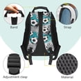 thumbnail image 4 of Pzuqiu Soccer School Backpack for Girls Kids Large Capacity Book Bag for Kindergarten Elementary Middle School Children's School Bag Rucksack with Water Bottle Pocket, 4 of 7