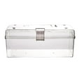 thumbnail image 1 of TISHITA Medication Box Clear Latching Lid Medication Storage Organizer for Office Family Long Large Size, 1 of 8