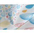 thumbnail image 4 of Ambesonne Cartoon Quilted Bedspread Set 3 Pcs, Funny Raindrop Autumn, Queen Size, Multicolor, 4 of 5