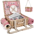 thumbnail image 1 of Canasta de picnic SatisInside para 2 personas con forro aislante y manta, 1 of 9