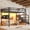 Black + MDF+Metal + Queen, variant on ChenyueFurn Full Metal Loft Bed with Desk, Storage Stairs & USB,Black