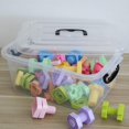 thumbnail image 4 of EudokkyNA 2 Pack Plastic Lidded Storage Bin, 8 Liter Storage Boxes with Lids, 4 of 7