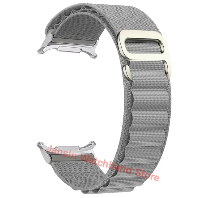 Alpine Loop Strap for Samsung Galaxy Watch 7 Ultra 47mm Band Sport Bracelet Nylon Watchband For Samsung Galaxy Ultra Accessories Light Grey Watch 7 Ultra 47mm