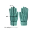 thumbnail image 5 of YUEHAO Household Tools Warm Outdoor Winter Knit Gloves Gloves Velvet Gloves Women'S Gloves Purple, 5 of 5
