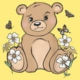 thumbnail image 2 of Junior's Lost Gods Adorable Teddy  Racerback Tank Top Banana Large, 2 of 4