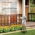 thumbnail image 6 of Alpine Corporation 25" Rustic Wind Spinner Outdoor Garden Stake, 6 of 12