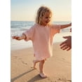 thumbnail image 4 of BemeyourBBs Toddler Baby Girls Boys Swim Cover Up Swimwear Poncho Kids Cotton Gauze Swimsuit Coverup Beach Bathing Suit Bathing Robe Short Sleeve Hooded Coverups Beachwear Wrap, 4 of 9
